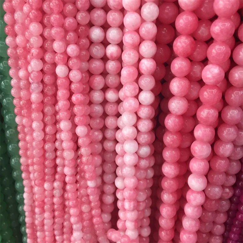 Natural Stone Pink Rose Malaysia Jades Blue Amazonite Deep Green Red Yellow Loose Bead 6 8 10MM Jewelry Making DIY Factory Price
Natural Stone Pink Rose Malaysia Jades Blue Amazonite Deep Green Red Yellow Loose Bead 6 8 10MM Jewelry Making DIY Factory Price