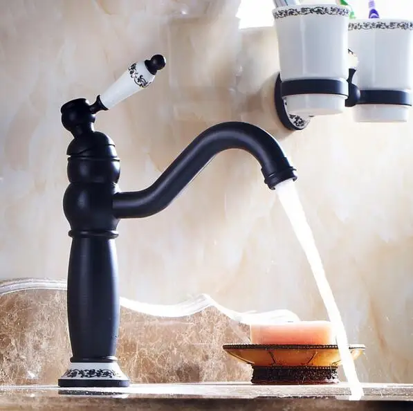 2 Style Black Brass Faucet Hot And Cold Basin Mixer with ceramic handle Bathroom Sink Mixer Tap QX5658
2 Style Black Brass Faucet Hot And Cold Basin Mixer with ceramic handle Bathroom Sink Mixer Tap QX5658