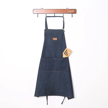 Korean version of the cowboy aprons fashion work barista denim fabric waist women men kids workwear overall
Korean version of the cowboy aprons fashion work barista denim fabric waist women men kids workwear overall