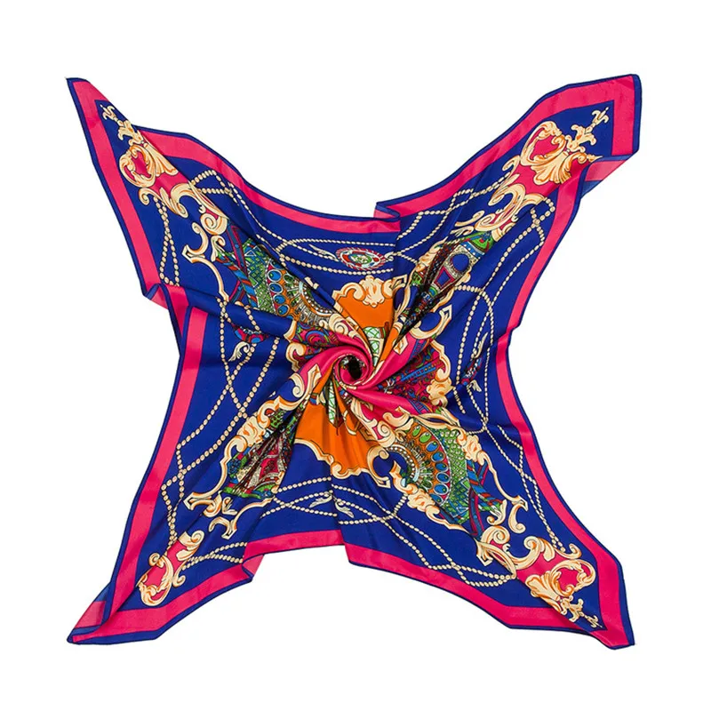 New 100% Silk Scarf Women Square Scarves Wraps National Totem Print Neckerchief Female Foulard Silk Hijab Lady Muslim Bandanas
New 100% Silk Scarf Women Square Scarves Wraps National Totem Print Neckerchief Female Foulard Silk Hijab Lady Muslim Bandanas