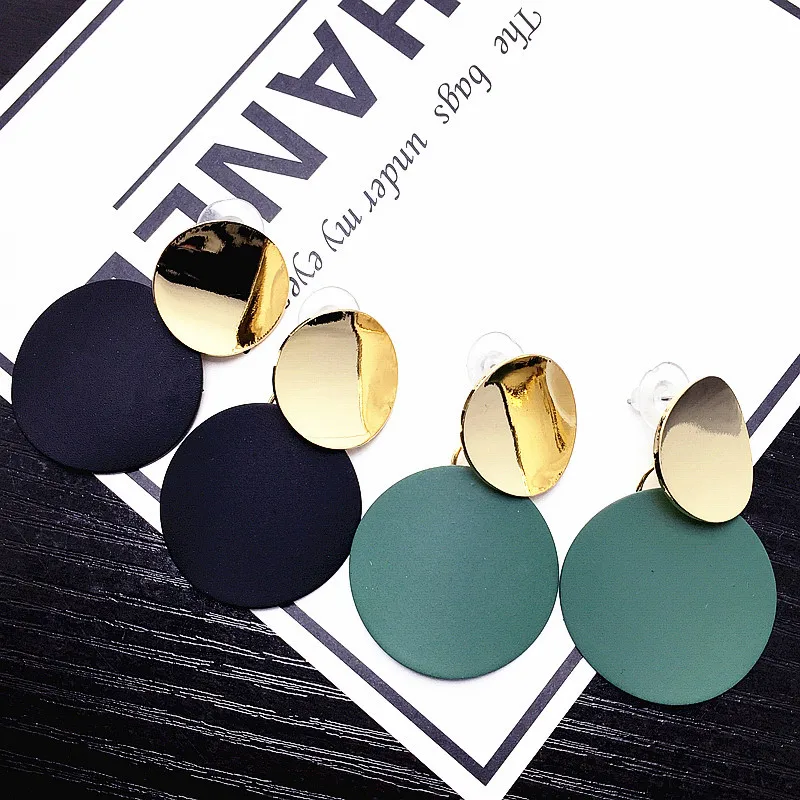 2018 new Fashion Europe America simple round Earrings Hot Sell Exaggerated metal Female Quality Birthday Gift
2018 new Fashion Europe America simple round Earrings Hot Sell Exaggerated metal Female Quality Birthday Gift