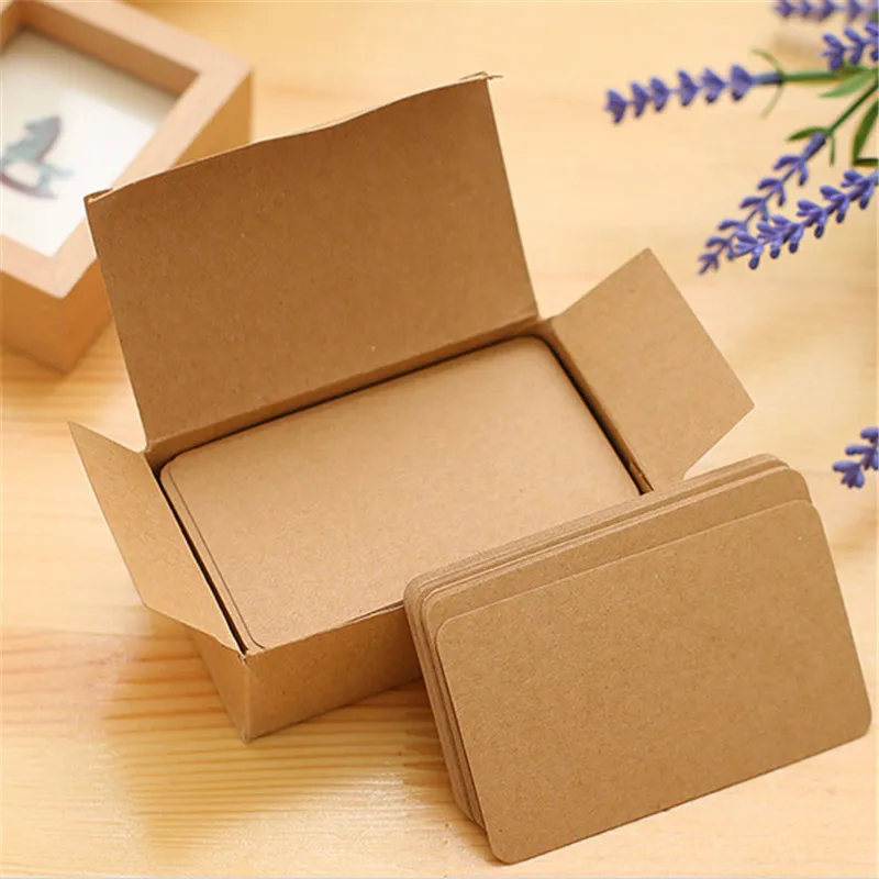 90sheets/pack Vintage Kraft Paper DIY Blank Gift Greeting Card Graffiti Word Cards Office stationery decoration Postcard
90sheets/pack Vintage Kraft Paper DIY Blank Gift Greeting Card Graffiti Word Cards Office stationery decoration Postcard