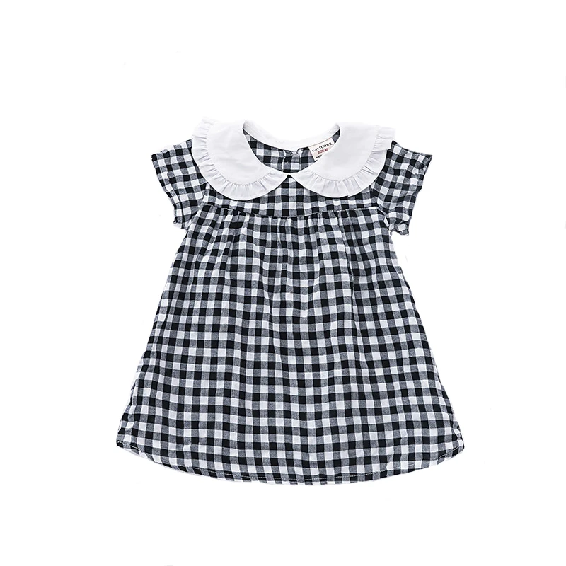 2019 new summer plaid girls short sleeve dress infant girl cotton preppy stytle dress for 1-4 years
2019 new summer plaid girls short sleeve dress infant girl cotton preppy stytle dress for 1-4 years