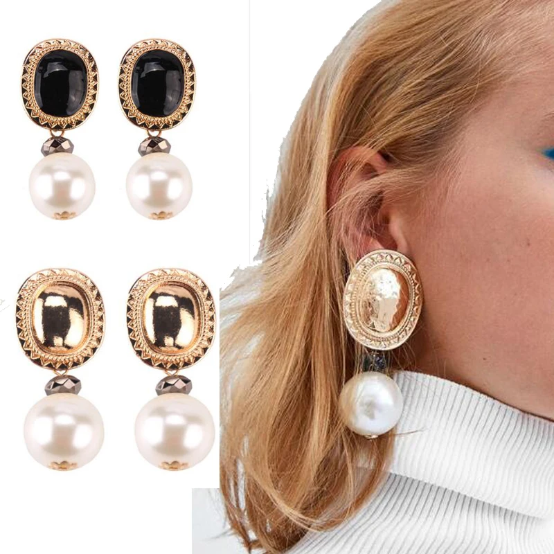 Exknl Vintage Crystal Earrings Women Boho Big Wedding Statement Imitation Pearl Dangle Earrings Fashion Jewelry Accessories Gift
Exknl Vintage Crystal Earrings Women Boho Big Wedding Statement Imitation Pearl Dangle Earrings Fashion Jewelry Accessories Gift