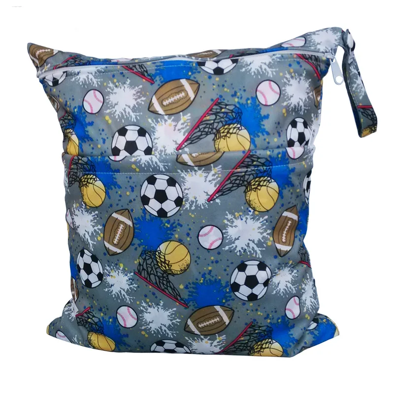 Wet/Dry Bag Laundry Waterproof diaper bag Double Zippered Cloth Diaper Bags Wet Swimsuit Bag Animal Printed by Melee Zigzag WetB
Wet/Dry Bag Laundry Waterproof diaper bag Double Zippered Cloth Diaper Bags Wet Swimsuit Bag Animal Printed by Melee Zigzag WetB