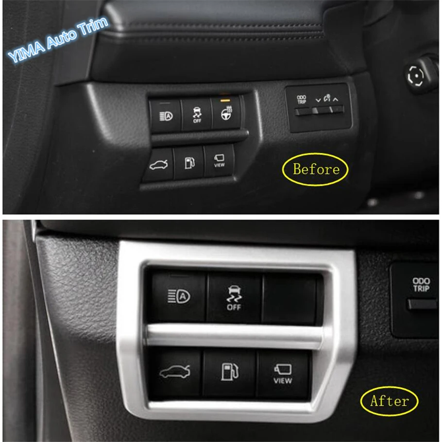 Lapetus Car Styling Head Lights Lamp Switch Button Frame Cover Trim ABS Fit For Toyota Avalon 2019 Matte Carbon Fiber Look
Lapetus Car Styling Head Lights Lamp Switch Button Frame Cover Trim ABS Fit For Toyota Avalon 2019 Matte Carbon Fiber Look