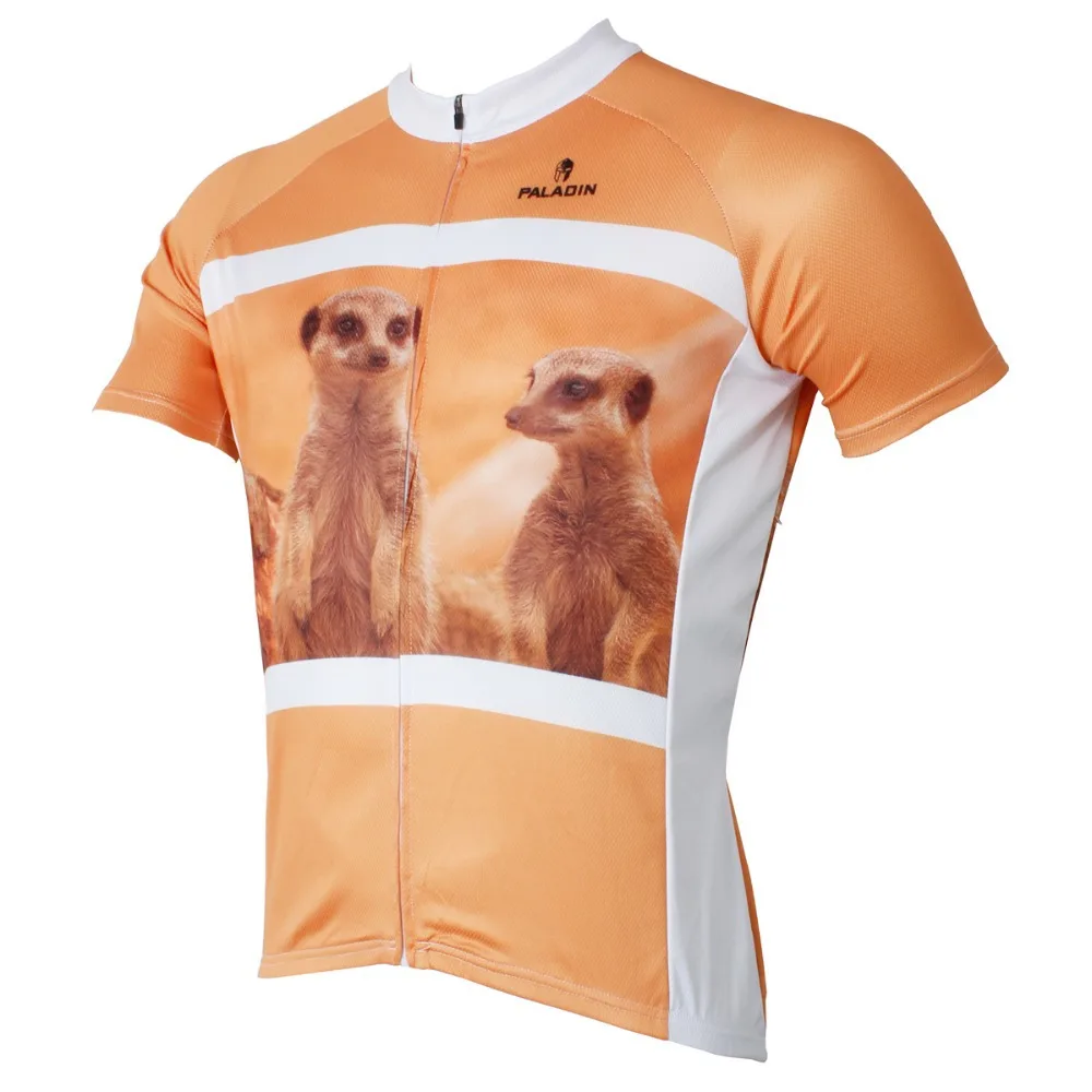 Мужская велосипедная рубашка с коротким рукавом PALADIN оранжевая Mongoose Lemur | Спорт и