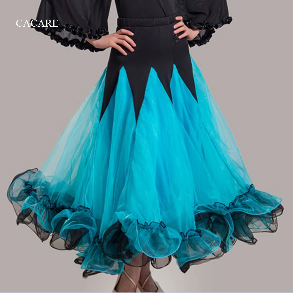 Фото Юбки для бальных танцев самая дешевая стандартная одежда вальса танго фламенко 8
