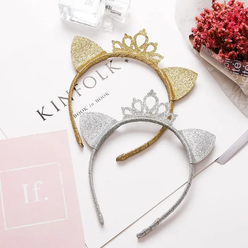 New Princess Birthday Girls Headband Cute Head Buckle Gold Silver Sequin Child Crown Hairband Gifts
New Princess Birthday Girls Headband Cute Head Buckle Gold Silver Sequin Child Crown Hairband Gifts
