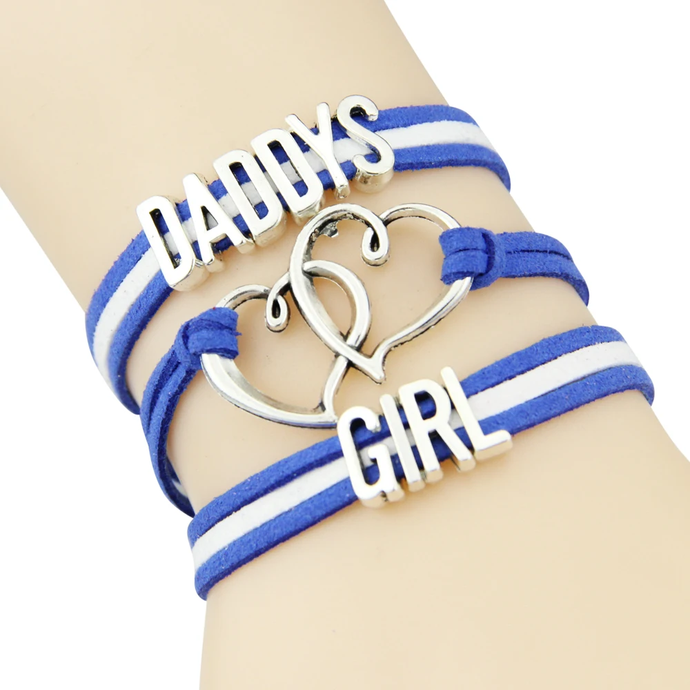 Infinity love heart daddys girl bracelet rope charm bracelets & bangles for women men jewelry fashion family gifts drop shipping
Infinity love heart daddys girl bracelet rope charm bracelets & bangles for women men jewelry fashion family gifts drop shipping