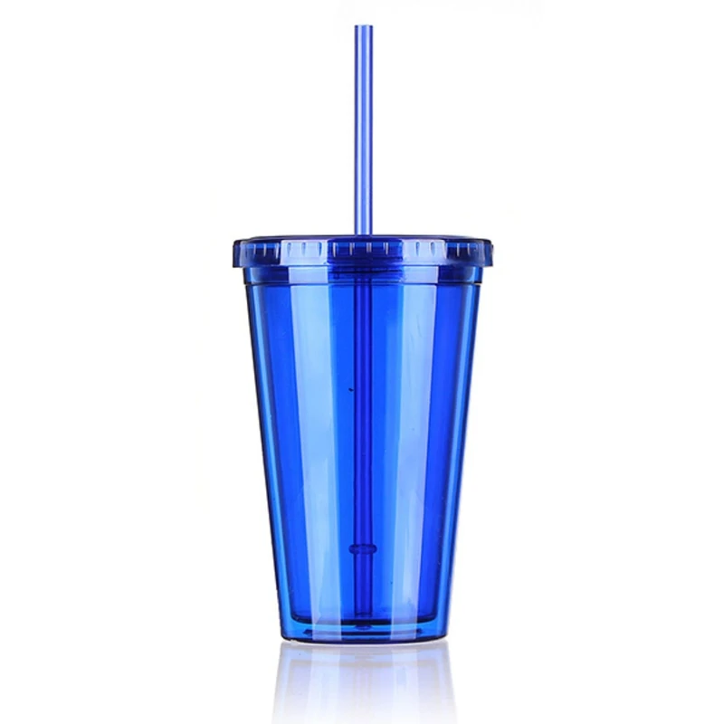 Simple Design Bottle Beaker Lid With Straw Drinkware 500ML Double Wall Milk Smoothie Iced Coffee Juice Water Plastic Drink Cup
Simple Design Bottle Beaker Lid With Straw Drinkware 500ML Double Wall Milk Smoothie Iced Coffee Juice Water Plastic Drink Cup