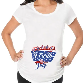 2019 Maternity Clothes Pregnant Woman American Flag Print Tee Tops Summer Short Sleeve Letter T-Shirt Ropa Embarazada
2019 Maternity Clothes Pregnant Woman American Flag Print Tee Tops Summer Short Sleeve Letter T-Shirt Ropa Embarazada