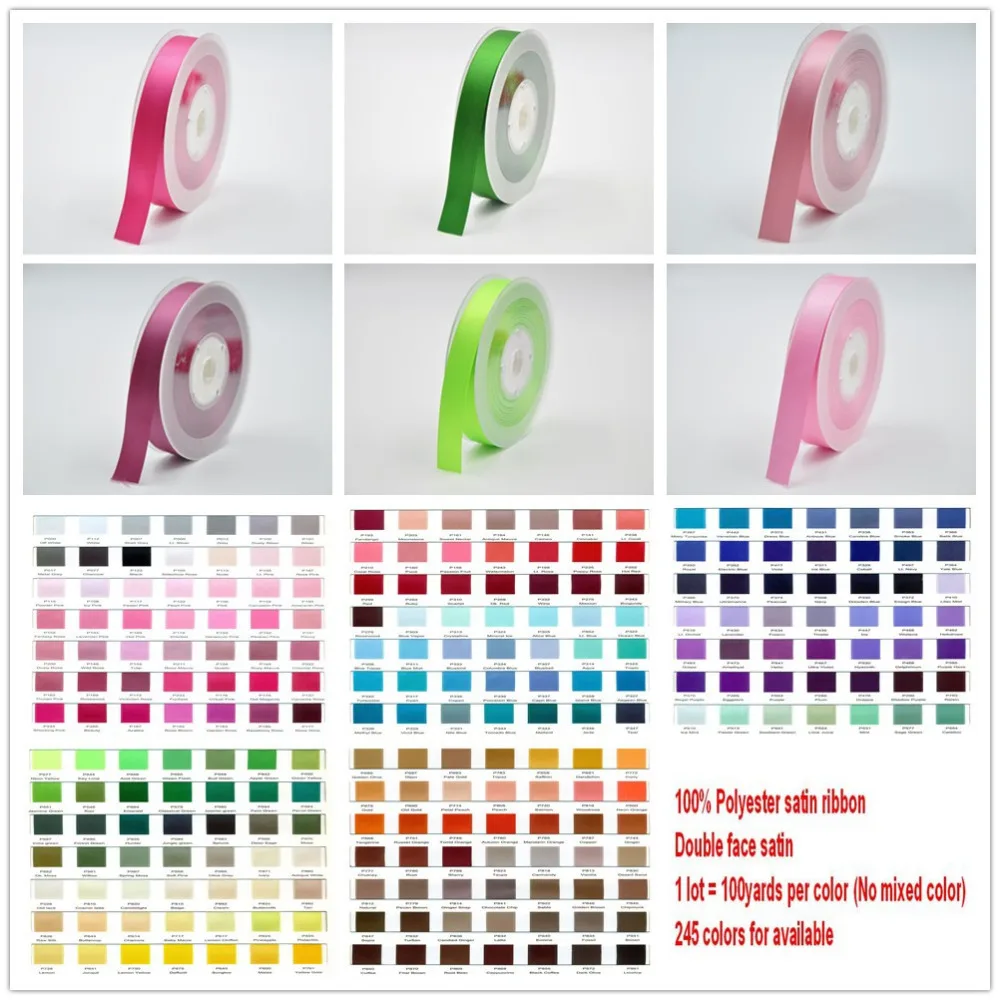 Free Shipping! Double Face Satin Ribbons 245 Colors in stock,Top Quality For DIY Craft,Hair,Sewing,Packaging,Wedding Party
Free Shipping! Double Face Satin Ribbons 245 Colors in stock,Top Quality For DIY Craft,Hair,Sewing,Packaging,Wedding Party
