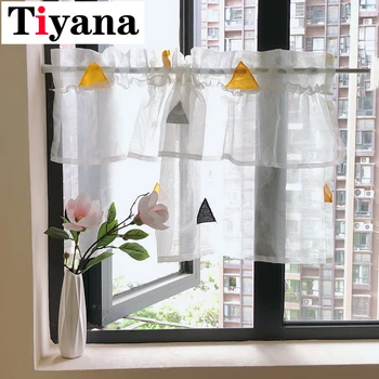 Tiyana White Lace Short Kitchen Curtains for Living Room Bay Window Door Curtain Decor Valance Mosquito Net ZT136Y
Tiyana White Lace Short Kitchen Curtains for Living Room Bay Window Door Curtain Decor Valance Mosquito Net ZT136Y