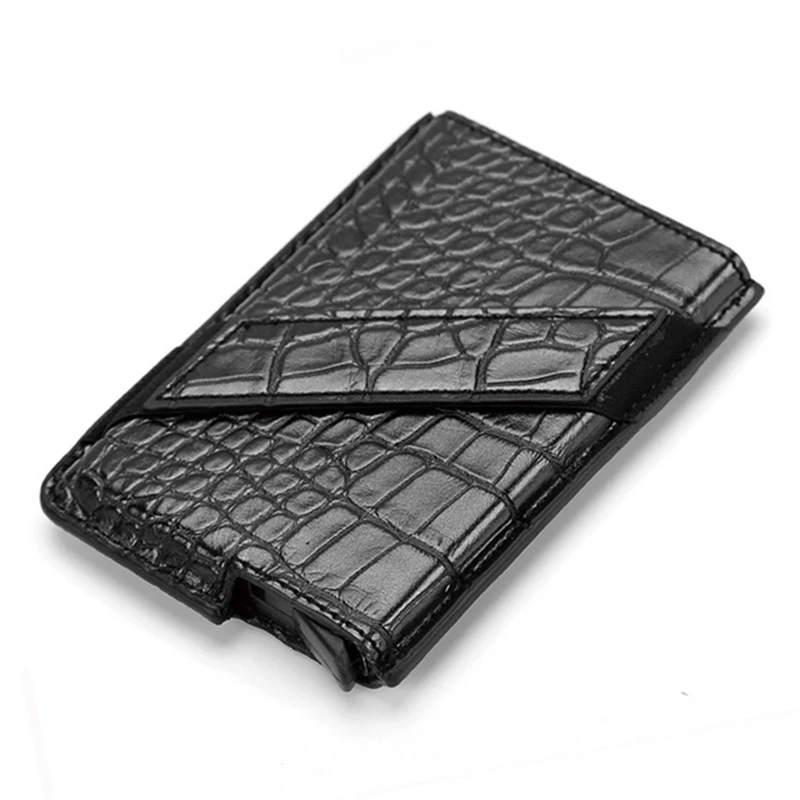 Black Metal Anti Rfid Wallet Credit id Card Holder Men Women Business Cardholder Cash Card Pocket Case Passes creditcard holder
Black Metal Anti Rfid Wallet Credit id Card Holder Men Women Business Cardholder Cash Card Pocket Case Passes creditcard holder