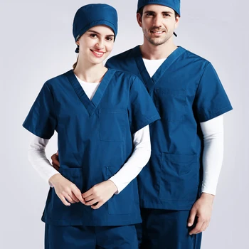 Unisex Women's Scrubs Sets Nursing Scrubs Medical Uniforms V Neck Top and Pant Solid 7 Colors Veterinarian Dentist Work Clothing
Unisex Women's Scrubs Sets Nursing Scrubs Medical Uniforms V Neck Top and Pant Solid 7 Colors Veterinarian Dentist Work Clothing
