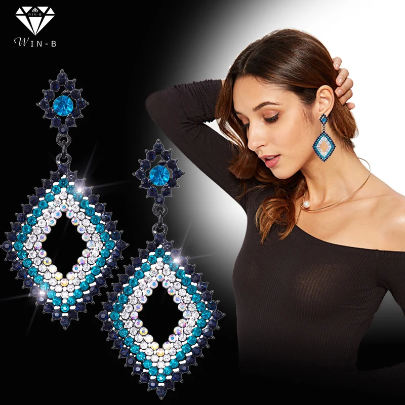WIN-B Multicolor Bead Large Bohemia Dangle Earrings earring drop pendant crystal Women fashion Vintage earrings
WIN-B Multicolor Bead Large Bohemia Dangle Earrings earring drop pendant crystal Women fashion Vintage earrings
