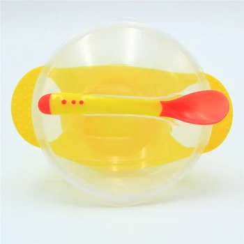 Children's Tableware Baby Learning Dishes With Suction Cup Assist Food Bowl Temperature Sensing Spoon Baby Feeding Bowl
Children's Tableware Baby Learning Dishes With Suction Cup Assist Food Bowl Temperature Sensing Spoon Baby Feeding Bowl