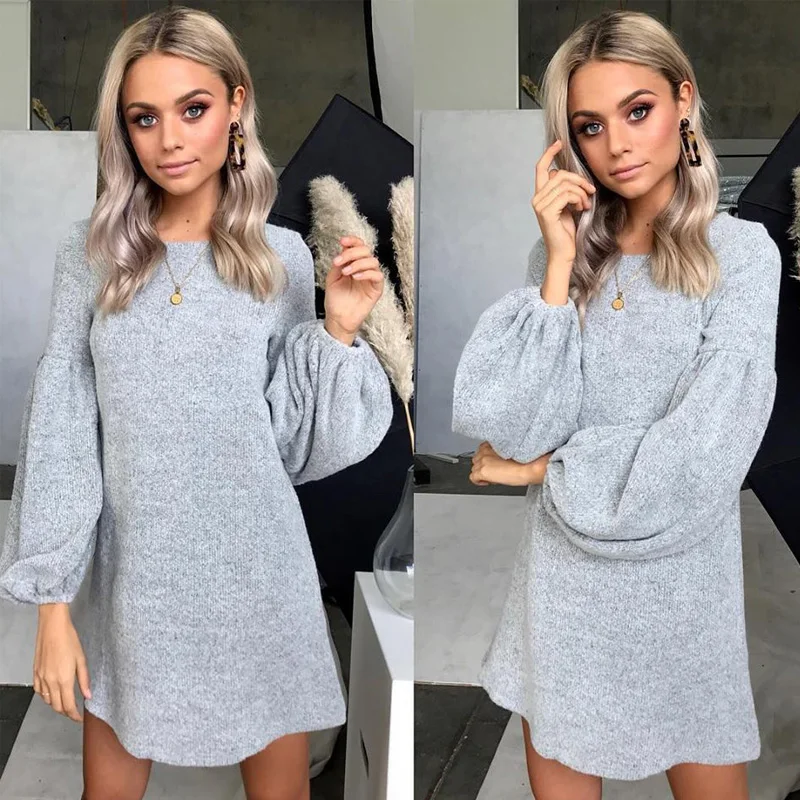 2018 New Fashion Winter Dress Women Clothes Short Casual Knitted Dresses With Long Sleeve
2018 New Fashion Winter Dress Women Clothes Short Casual Knitted Dresses With Long Sleeve
