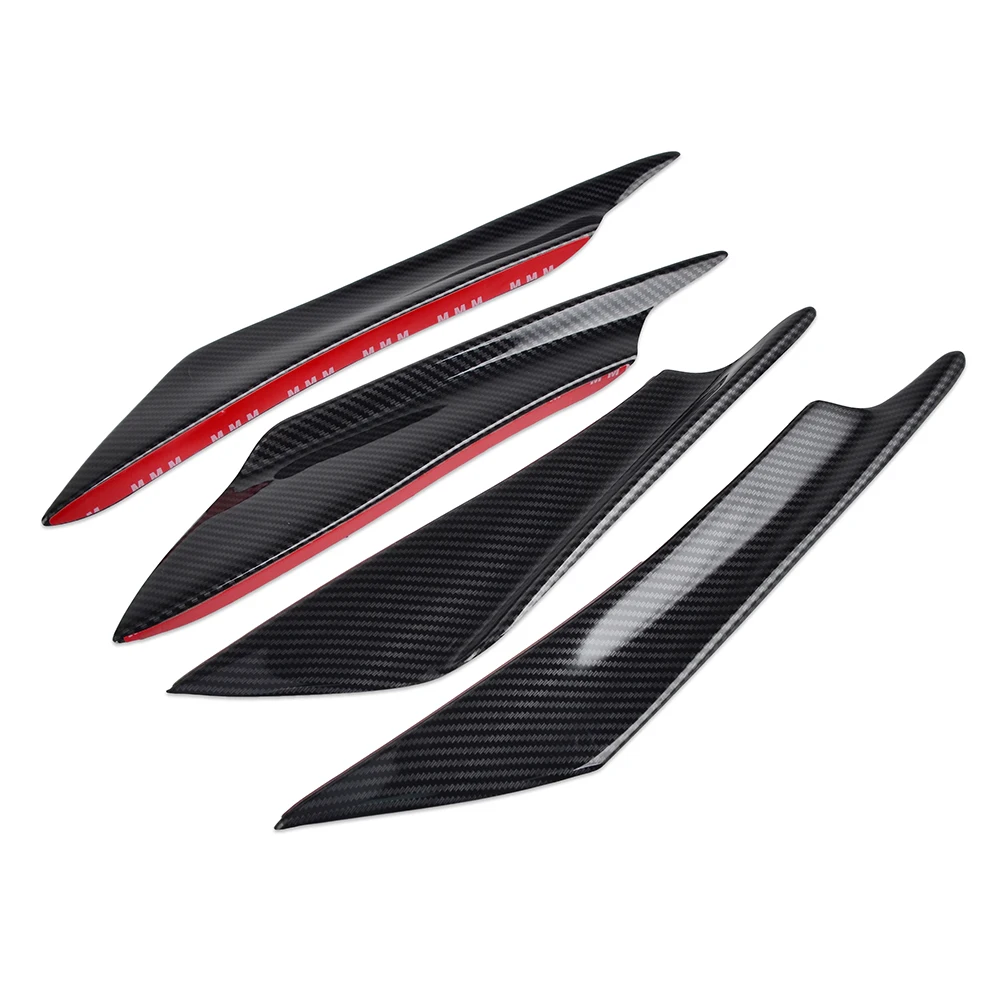 H2CNC 4PCS Car Bumper Fin Canards Splitter Diffuser Valence Spoiler Lips Glossy Carbon Fiber Universal Fit Automobiles Body Kits
H2CNC 4PCS Car Bumper Fin Canards Splitter Diffuser Valence Spoiler Lips Glossy Carbon Fiber Universal Fit Automobiles Body Kits