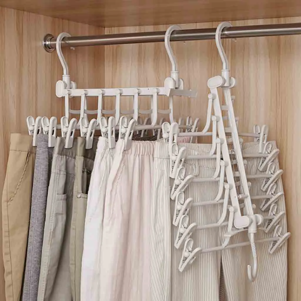 Multi-layer Pants Hanger Wardrobe Storage Pants 6 in 1 Folding Hangers for Pants Wardrobe Closet Organization Accessories
Multi-layer Pants Hanger Wardrobe Storage Pants 6 in 1 Folding Hangers for Pants Wardrobe Closet Organization Accessories
