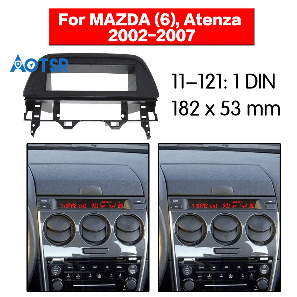 1 Din Fascia Radio Panel for MAZDA (6) Atenza 2002-2007 Frame Dash Fitting Facia Face Plate Adapter Cover Bezel CD DVD Black
1 Din Fascia Radio Panel for MAZDA (6) Atenza 2002-2007 Frame Dash Fitting Facia Face Plate Adapter Cover Bezel CD DVD Black
