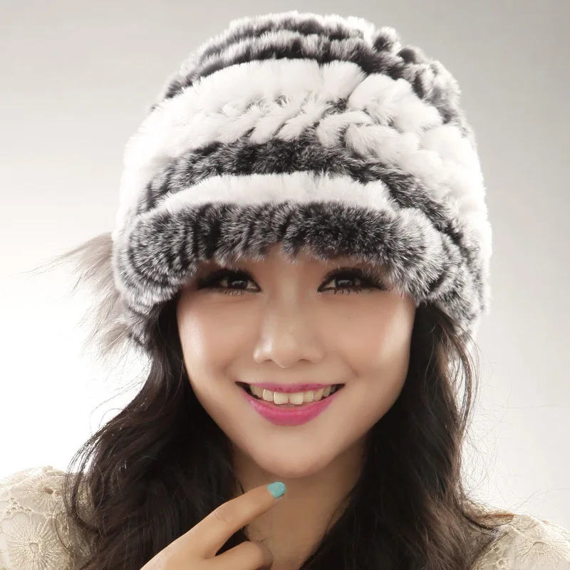 Women's Real Rabbit Fur Striped Hat Cap Ladies Winter Skullie & Beanie Warm Bonnet Homme Chapeau Feminina 2022 for Girls Adults
Women's Real Rabbit Fur Striped Hat Cap Ladies Winter Skullie & Beanie Warm Bonnet Homme Chapeau Feminina 2022 for Girls Adults
