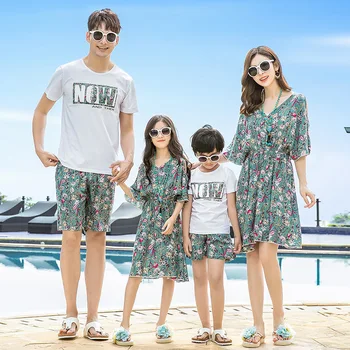 Summer Toddler Boys Clothing Sets Family Matching Outfits Mother Daughter Dress Pajamas Look Father Mother Son Baby Girl Clothes
Summer Toddler Boys Clothing Sets Family Matching Outfits Mother Daughter Dress Pajamas Look Father Mother Son Baby Girl Clothes