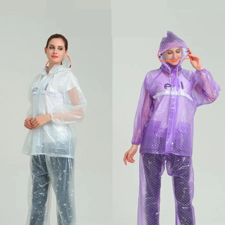 Transparent Bicycle Raincoat Suit Motorcycle Men Hooded Raincoat Waterproof Women Capa De Chuva Moto Impermeable Poncho 40YY0020
Transparent Bicycle Raincoat Suit Motorcycle Men Hooded Raincoat Waterproof Women Capa De Chuva Moto Impermeable Poncho 40YY0020