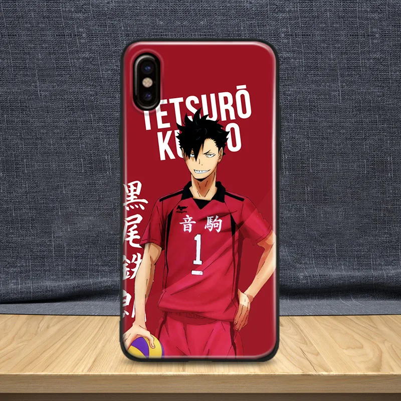 Закаленное стекло Tetsurou Kuroo Haikyuu мягкий силиконовый чехол для телефона Apple iPhone 5 Se 6