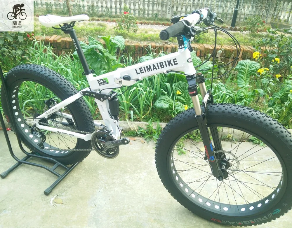 Kalosse Full suspension Children Snow bicycle, 26/20*4.0 inch 21/24/27/30speed ,26*17 fat bikes beach/snow mountain bike
Kalosse Full suspension Children Snow bicycle, 26/20*4.0 inch 21/24/27/30speed ,26*17 fat bikes beach/snow mountain bike