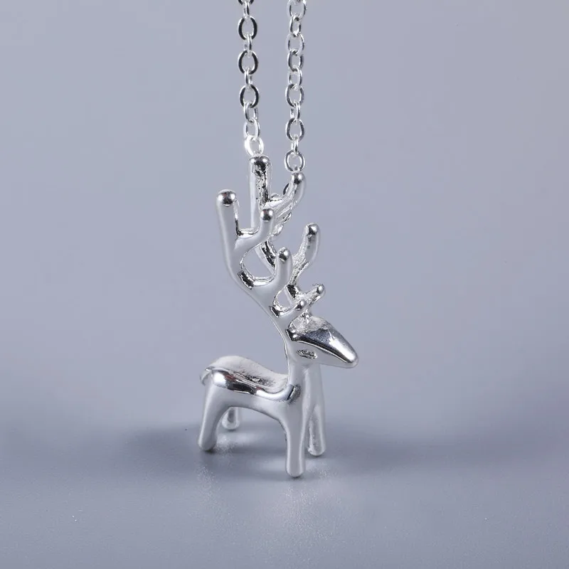 Heyluoke 925 Sterling Silver Jewelry Wholesale Korean Fashion Christmas Exquisite Creative Female Personality Pendant Necklace
Heyluoke 925 Sterling Silver Jewelry Wholesale Korean Fashion Christmas Exquisite Creative Female Personality Pendant Necklace