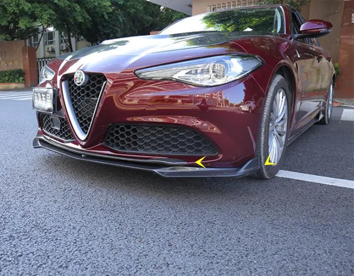Carbon Fiber Car Front Bumper Spoiler Lip, Auto Car Front Lid Splitters Spoiler Lip For Alfa Romeo Giulia 2017 2018 2019
Carbon Fiber Car Front Bumper Spoiler Lip, Auto Car Front Lid Splitters Spoiler Lip For Alfa Romeo Giulia 2017 2018 2019