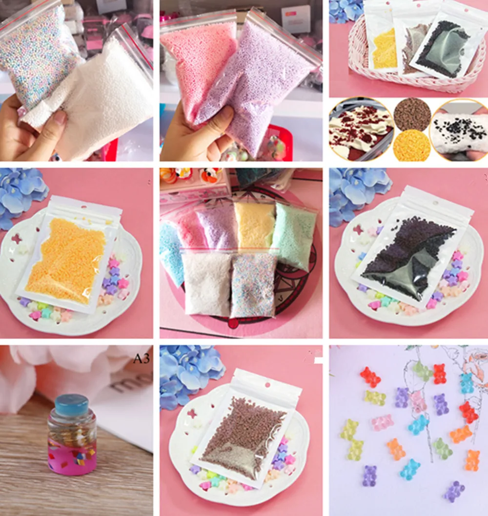 Snow Mud Particles Accessories Chocolate Slime Clay Sprinkles Slime Balls Small Foam Beads For Foam Filler For DIY Craft Supply
Snow Mud Particles Accessories Chocolate Slime Clay Sprinkles Slime Balls Small Foam Beads For Foam Filler For DIY Craft Supply