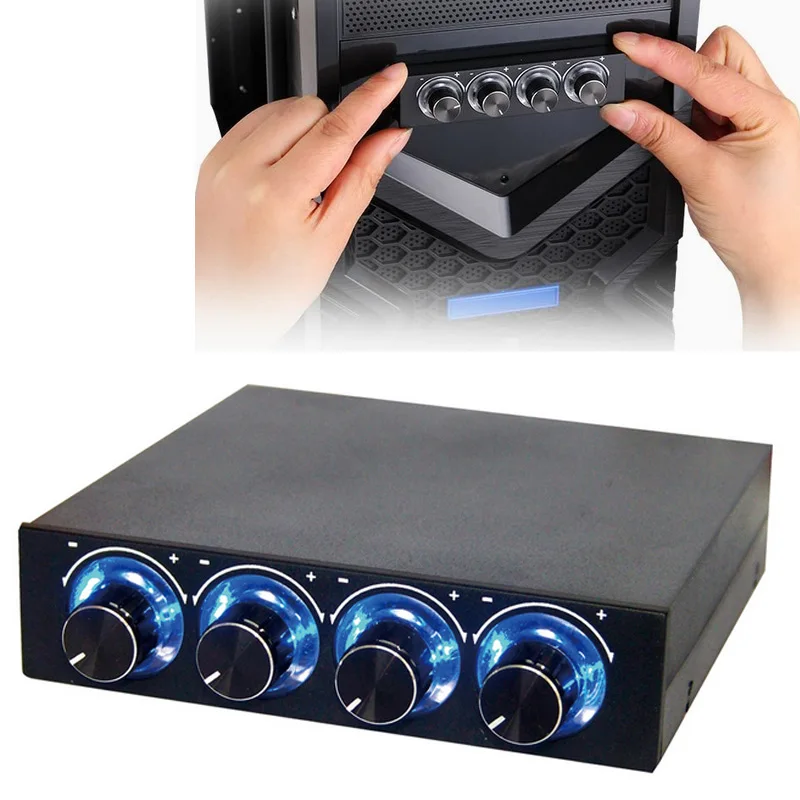 New Computer Case CPU Fan Cooler Radiator Controllable Pin Connector Cooling Electronic Fans Regulator EM88
New Computer Case CPU Fan Cooler Radiator Controllable Pin Connector Cooling Electronic Fans Regulator EM88