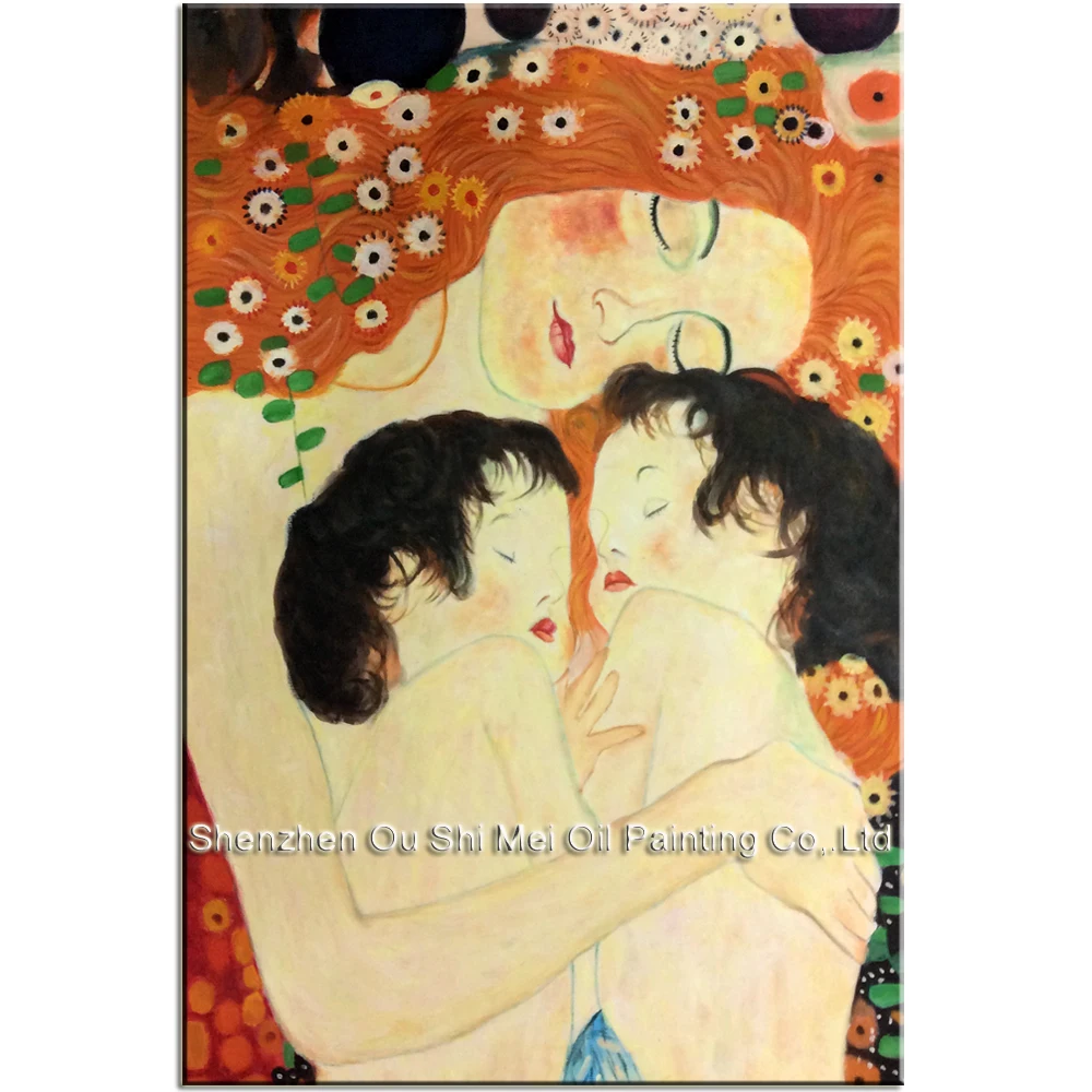 Hand Painted Famous Gustav Klimt Works Oil Paintings Imitation Canvas Oil Painting on Canvas For Room Decor Mother and Twins Art
Hand Painted Famous Gustav Klimt Works Oil Paintings Imitation Canvas Oil Painting on Canvas For Room Decor Mother and Twins Art