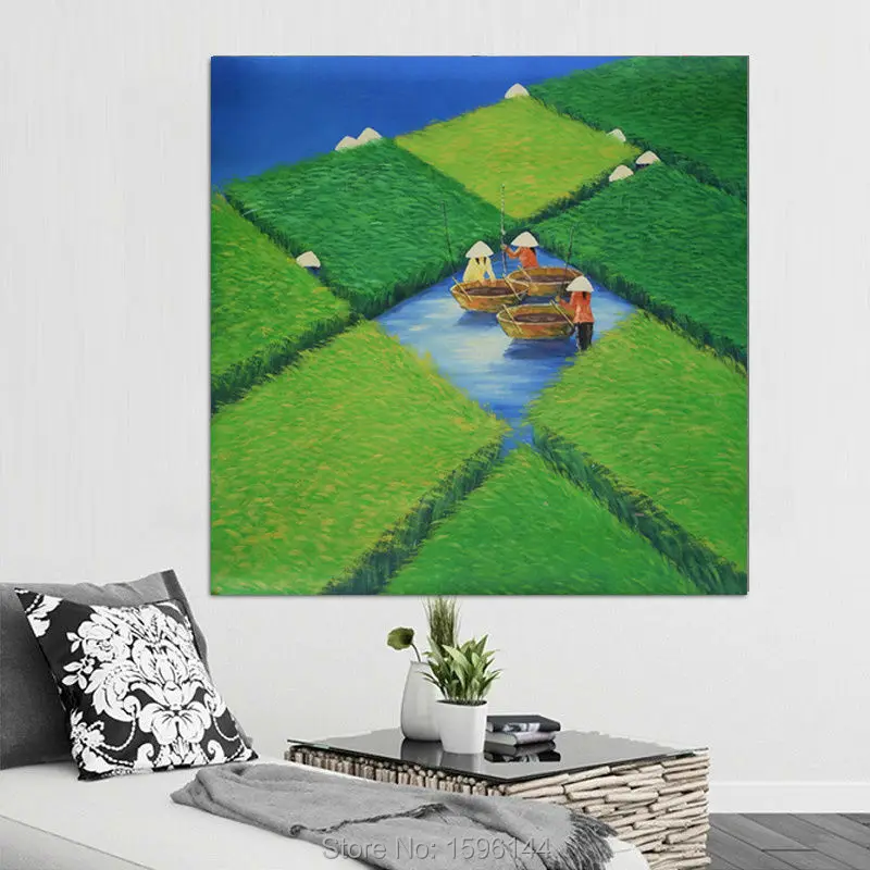 Hand painted Canvas Oil Paintings Vietnam Scenery Abstract Modern Home Decoration Wall Art Picture Ornaments Painting
Hand painted Canvas Oil Paintings Vietnam Scenery Abstract Modern Home Decoration Wall Art Picture Ornaments Painting
