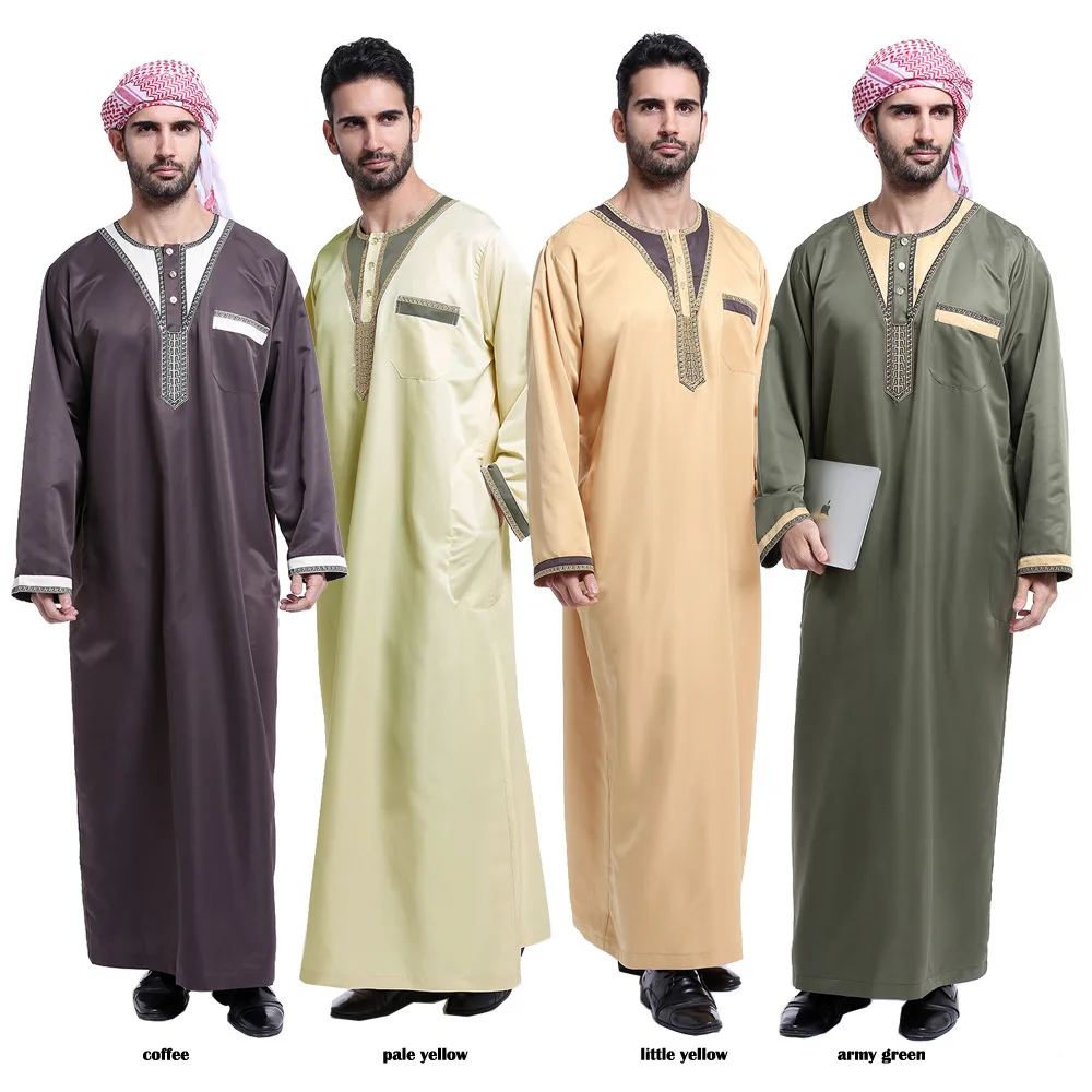 Broadcloth Limited Polyester Promotion Adult Islamic Mens Abaya Men Muslim Robes 2019 Arab Dress In The Middle East Ethnic Gown
Broadcloth Limited Polyester Promotion Adult Islamic Mens Abaya Men Muslim Robes 2019 Arab Dress In The Middle East Ethnic Gown