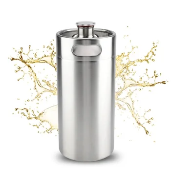 4L Mini Stainless Steel Homebrew Growler Mini Keg Beer Growler Leak Proof Top Lid Beer Bottle Home Brewing Making Bar Tool
4L Mini Stainless Steel Homebrew Growler Mini Keg Beer Growler Leak Proof Top Lid Beer Bottle Home Brewing Making Bar Tool