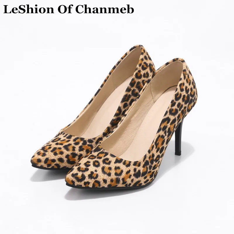 Plus Size 33-48 Sexy Leopard Women Shoes High Heels Elegant Office Pumps Shoes Women Animal Print Point Toe Luxury Singles Shoes
Plus Size 33-48 Sexy Leopard Women Shoes High Heels Elegant Office Pumps Shoes Women Animal Print Point Toe Luxury Singles Shoes