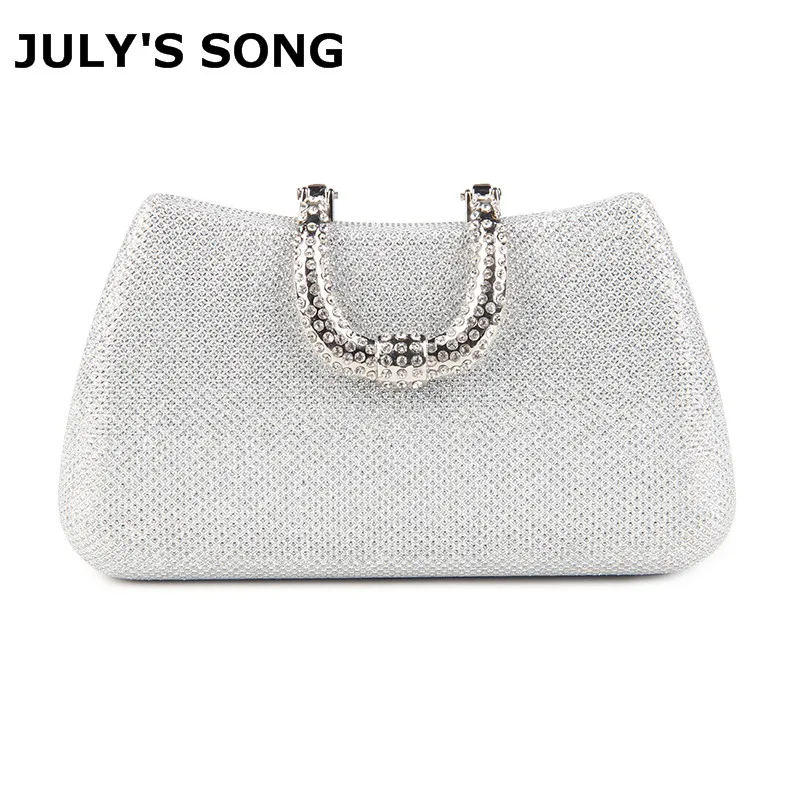 JULY'S SONG Diamond Evening Clutch Bag Women Elegant Handbag Purse Lady Wedding Banquet Party Chain Shoulder Bag Silver Gold
JULY'S SONG Diamond Evening Clutch Bag Women Elegant Handbag Purse Lady Wedding Banquet Party Chain Shoulder Bag Silver Gold