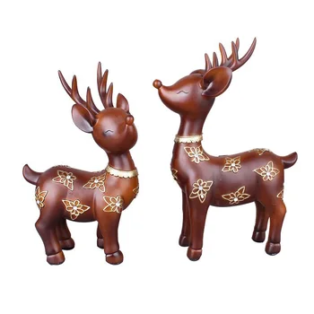 Resin Crafts Blue Plum Couple Deer Ornaments Home Living Room Cabinet Decoration Creative Handmade Deer Statues Miniature Gifts
Resin Crafts Blue Plum Couple Deer Ornaments Home Living Room Cabinet Decoration Creative Handmade Deer Statues Miniature Gifts