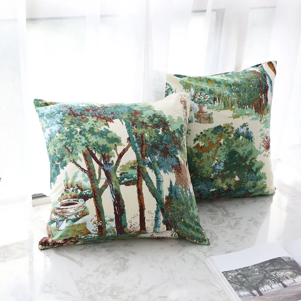 1PC Home Decoration Cushion Cover Plant Forest Throw Pillowcase Retro Pillowcases Comfortable Pillow Cover Sofa Bedroom
1PC Home Decoration Cushion Cover Plant Forest Throw Pillowcase Retro Pillowcases Comfortable Pillow Cover Sofa Bedroom