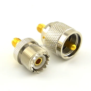 10 Pieces PL259 SMA Female Goldplated to UHF Female & UHF Male to SMA Female RF Adapter Nickelplated SMA Connector UHF Adapter
10 Pieces PL259 SMA Female Goldplated to UHF Female & UHF Male to SMA Female RF Adapter Nickelplated SMA Connector UHF Adapter
