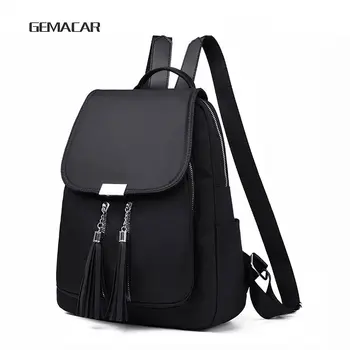 Casual Women's Backpack Lightweight Black Female Backpack Oxford Cloth Fringed Decorative Youth Backpack
Casual Women's Backpack Lightweight Black Female Backpack Oxford Cloth Fringed Decorative Youth Backpack
