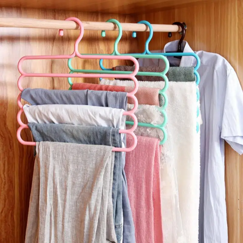 5 layers MultiFunctional Clothes Hangers Pants Trousers Storage Hangers Cloth Rack Multilayer Storage Cloth Hanger 2Style choose
5 layers MultiFunctional Clothes Hangers Pants Trousers Storage Hangers Cloth Rack Multilayer Storage Cloth Hanger 2Style choose