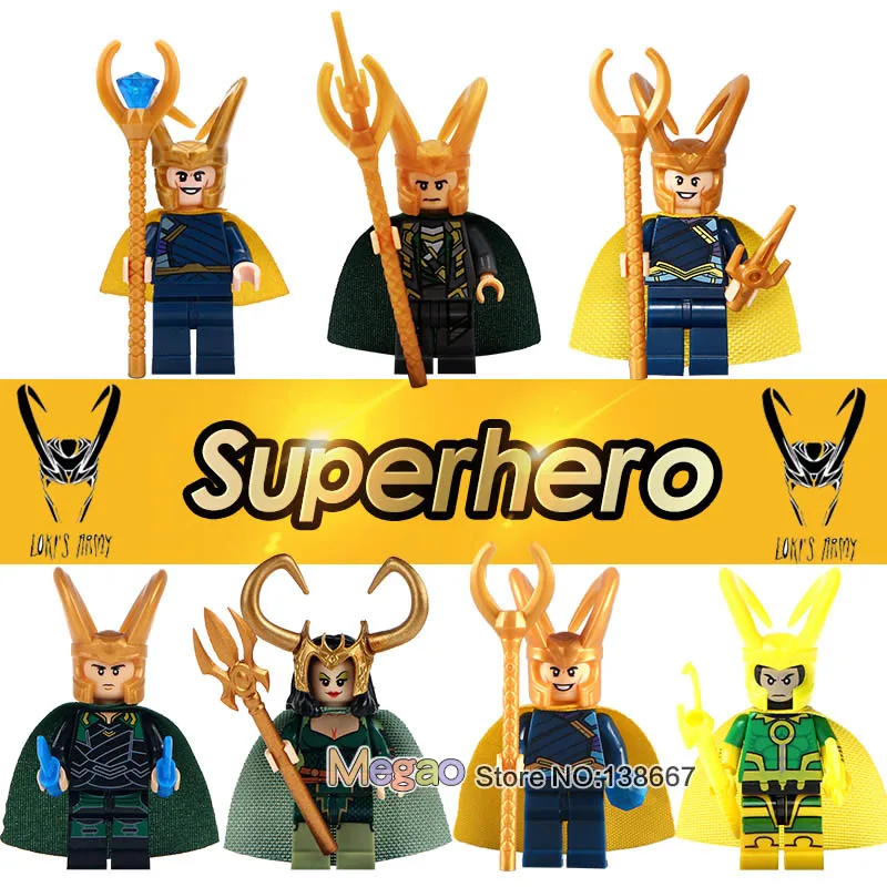 Single Sale Marvel Supper Heroes Series Avengers Loki Action Model Building Blocks Collection Educational Children Toys
Single Sale Marvel Supper Heroes Series Avengers Loki Action Model Building Blocks Collection Educational Children Toys