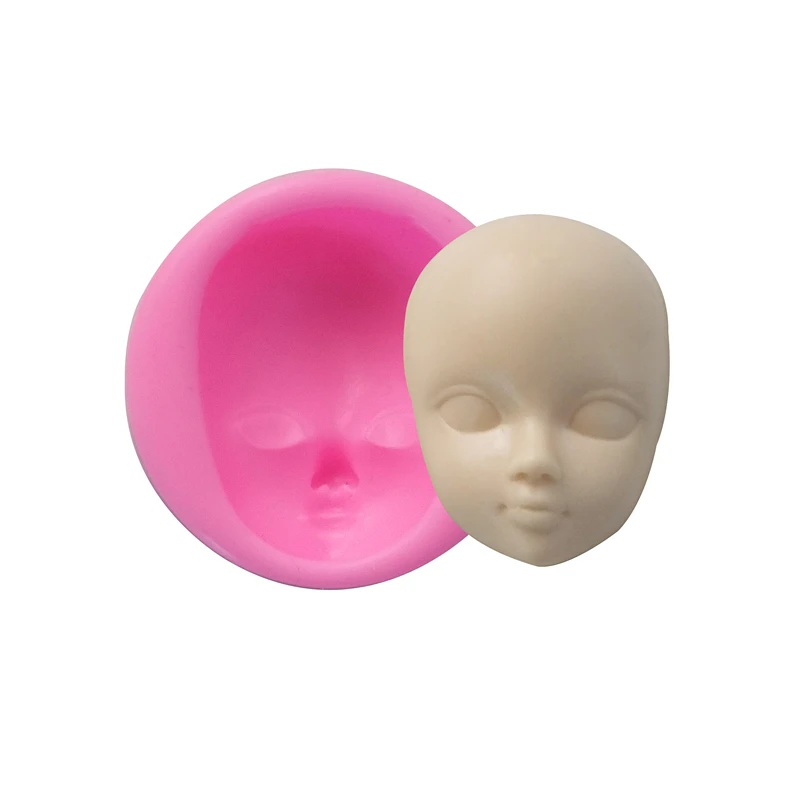 1pc Cooking Tools Silicone Mold Polymer Clay Chocolate Candy Jelly Baking 3D Baby Face DIY Girl Face Human Face
1pc Cooking Tools Silicone Mold Polymer Clay Chocolate Candy Jelly Baking 3D Baby Face DIY Girl Face Human Face