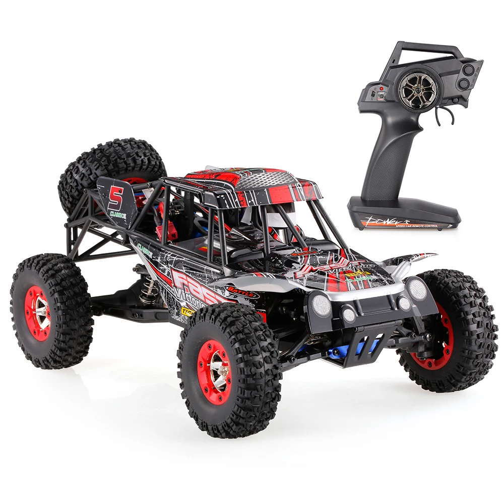 

Wltoys 12428-C RC Car 1/12 2.4G 4WD 50km/h High Speed Electronic Toy Brushed Off-Road Crawler Vehicle Remote Radio Control RTR