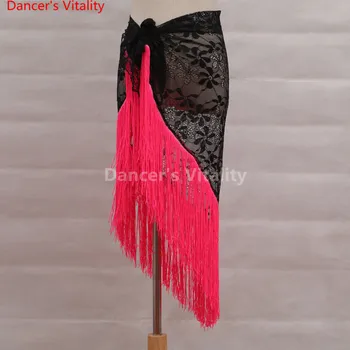 The new Latin dance skirt an apron, triangle tassel lace skirts female irregular ballroom dance skirts
The new Latin dance skirt an apron, triangle tassel lace skirts female irregular ballroom dance skirts